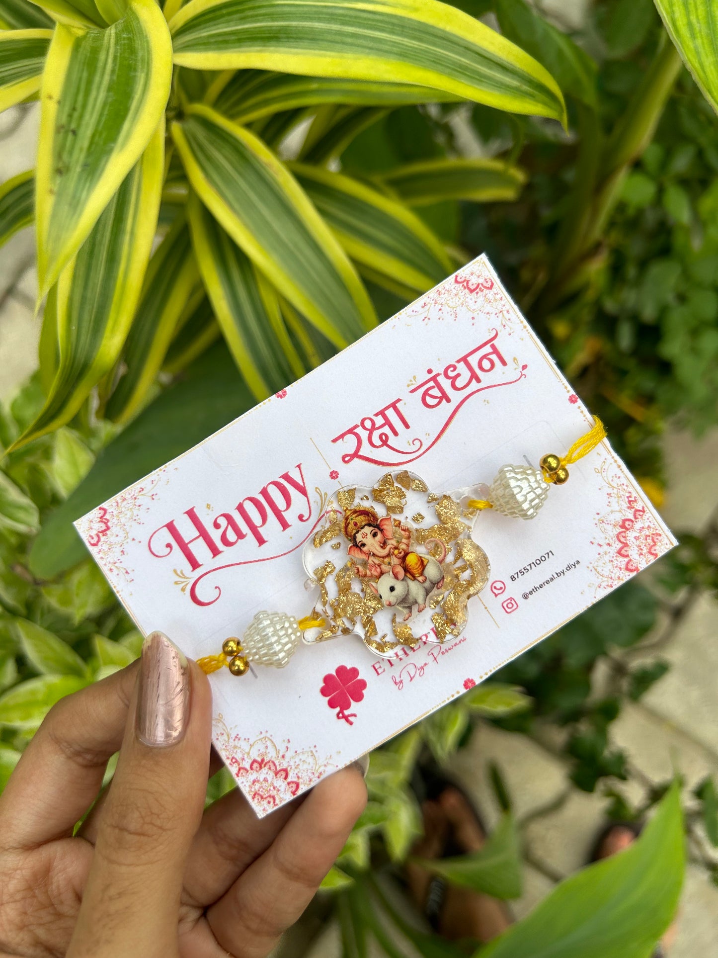 Cute Ganpati Ji Resin Rakhi for Kids & Brothers | Bal Ganesha Rakhi🕉️💕