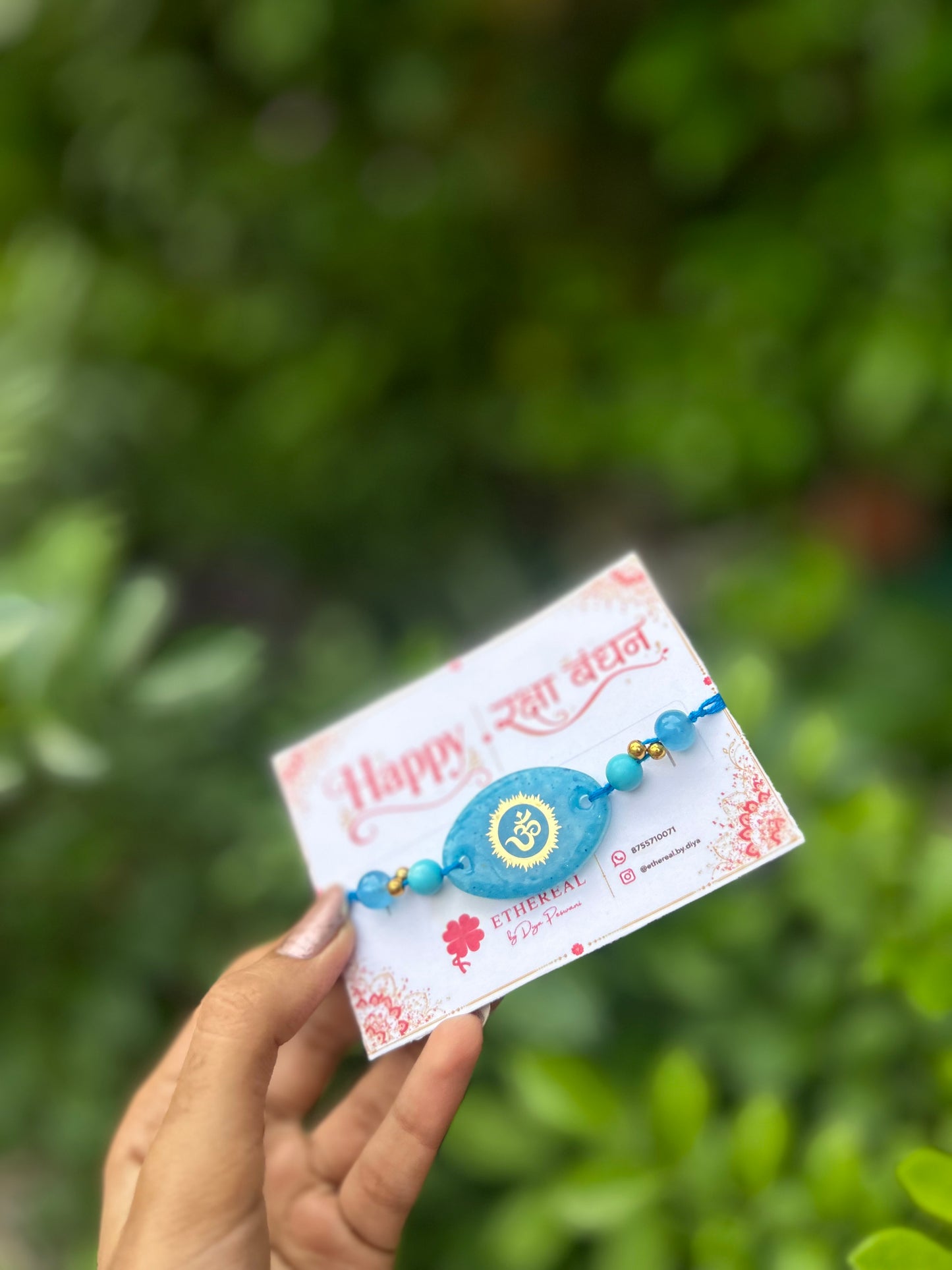 Om resin rakhi💗✨