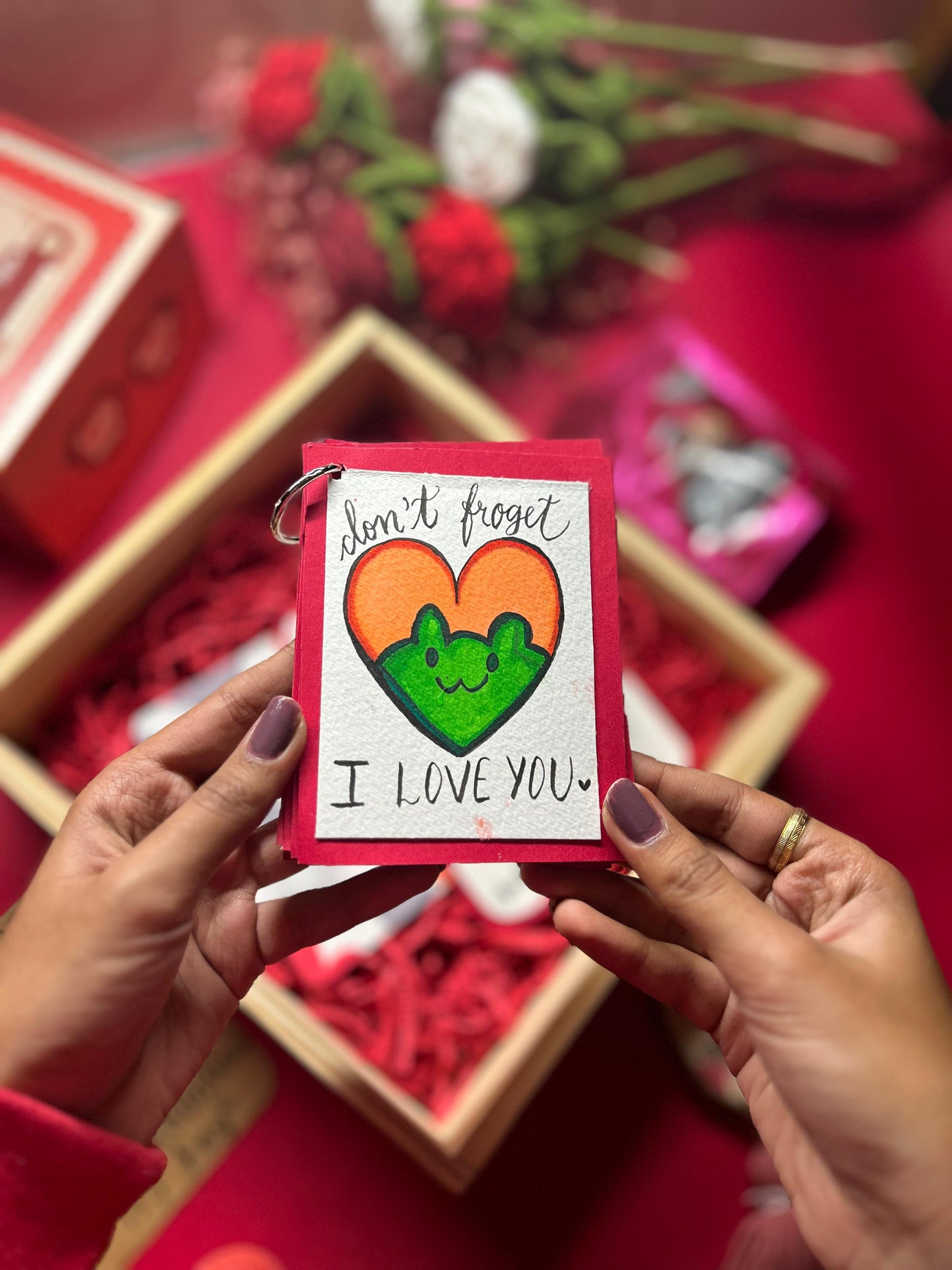 "Don't FRO-GET I Love You"-Card