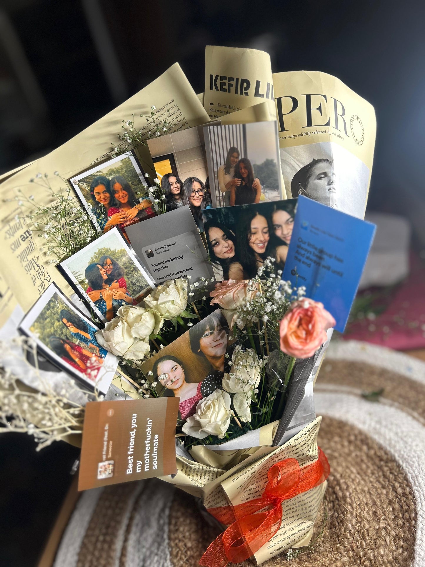 Polaroid Bouquet β Flowers & Memories in One