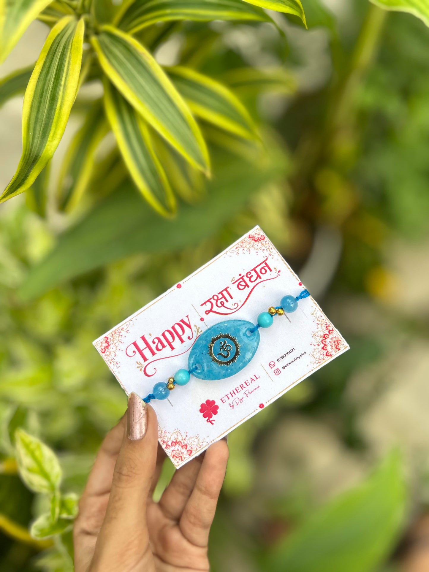 Om resin rakhi💗✨