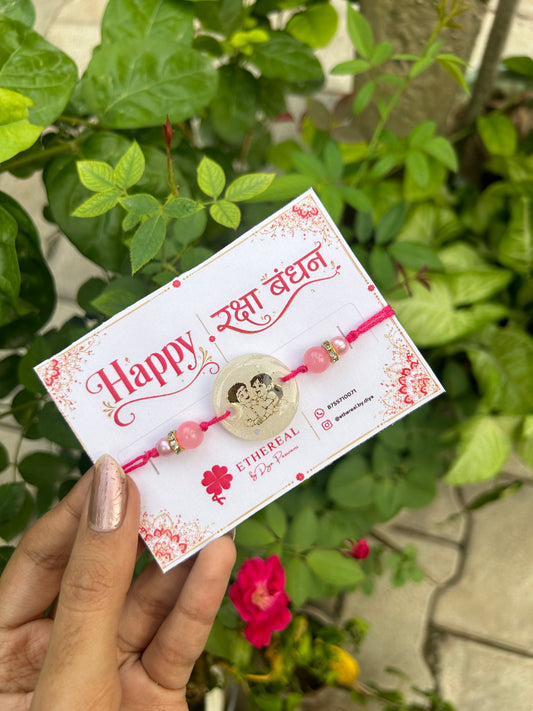 Cute sibling charm rakhi✨💗