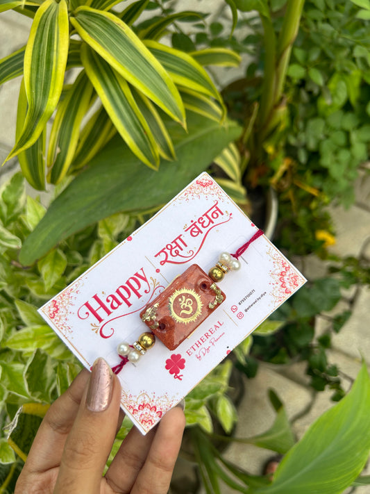 Om- resin rakhi🕉️💗