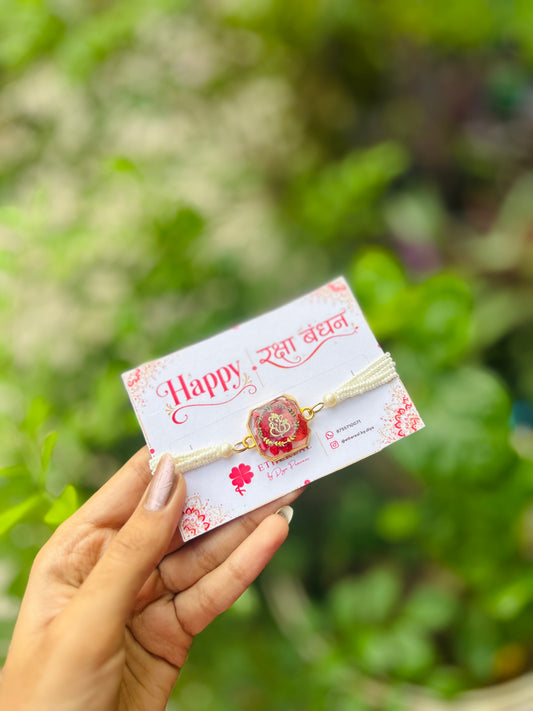 Ganeshji- bracelet rakhi🕉️♥️