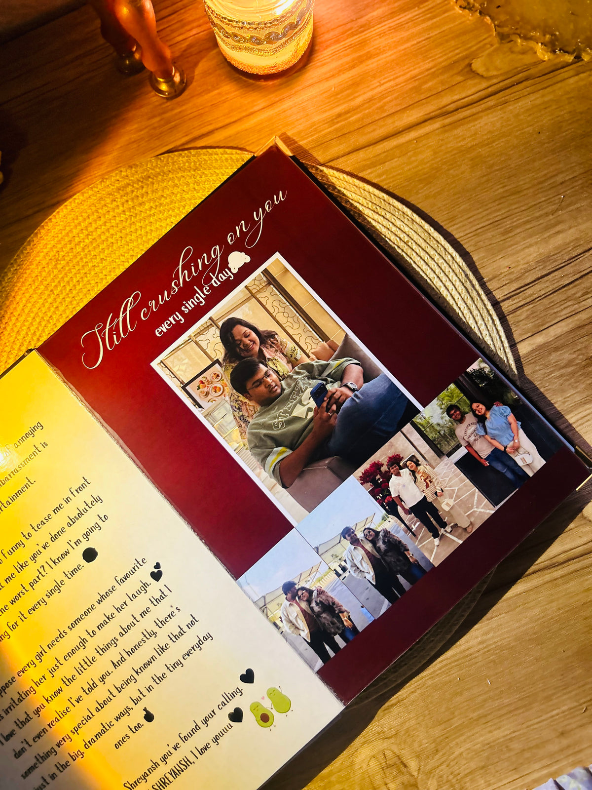 Customised coffee table book🌻