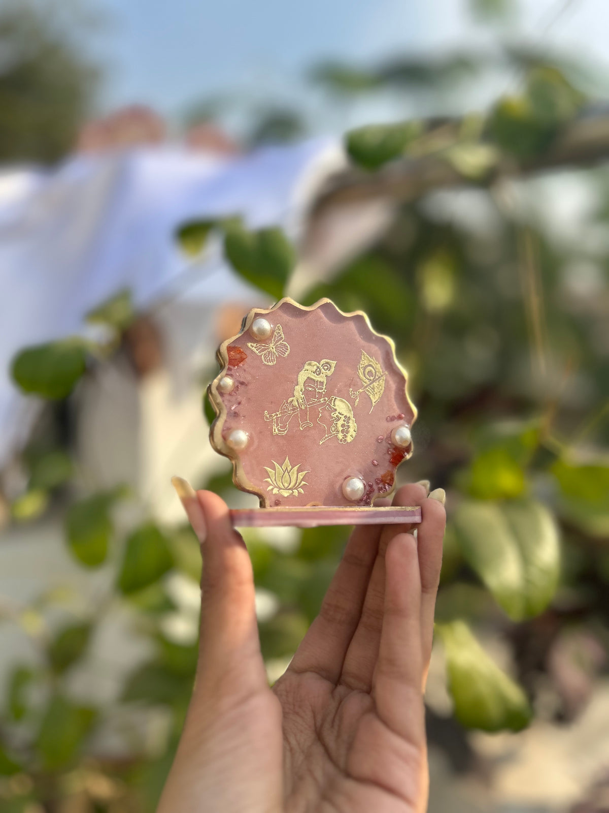 Radha-Krishna🕉️♥️ -Car Dashboard Stand