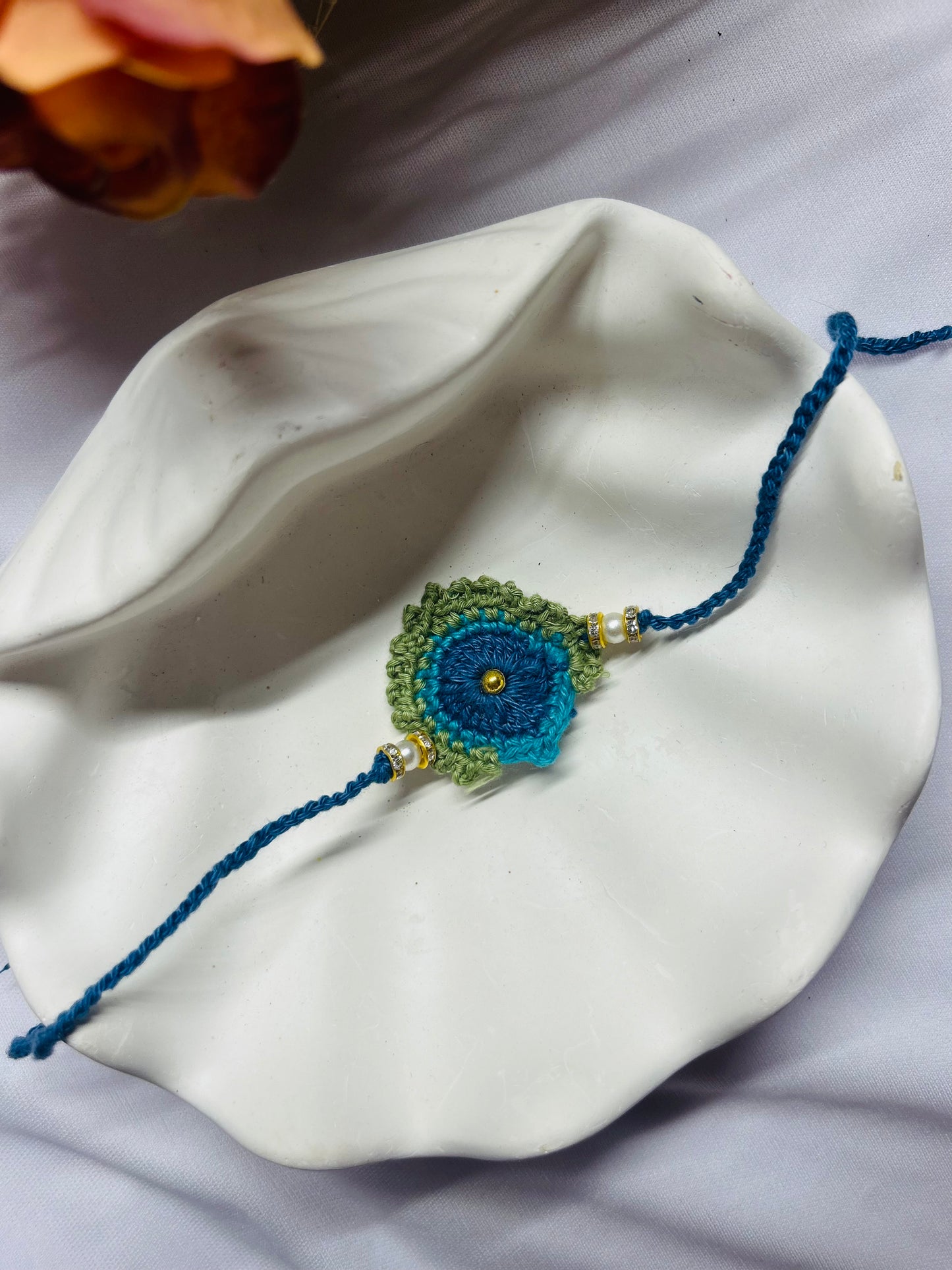 Crochet Morpankh Rakhi🦚 💗
