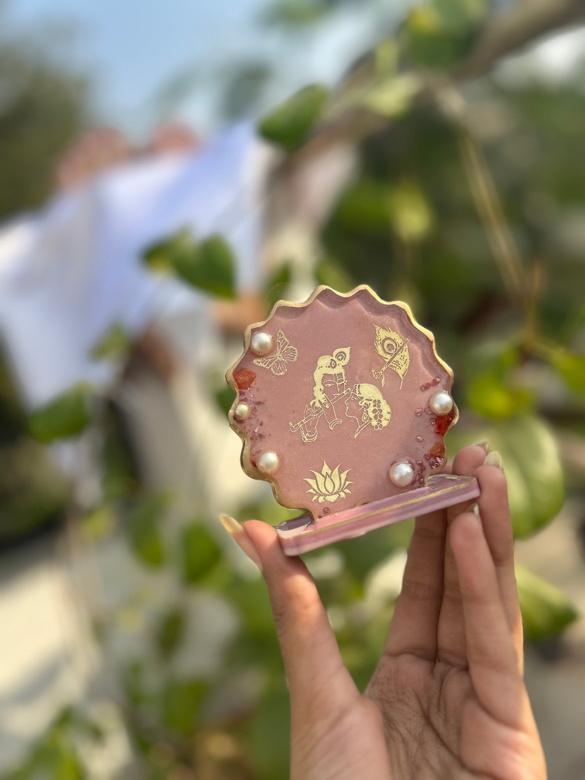 Radha-Krishna🕉️♥️ -Car Dashboard Stand
