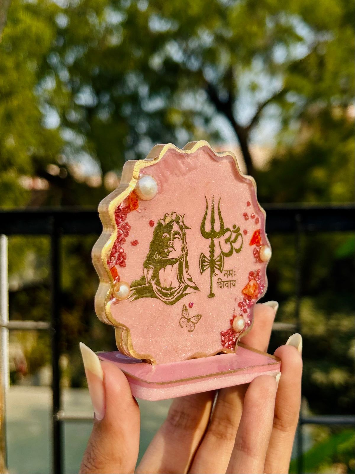 Shiv ji🕉️ -Car dashboard stand✨