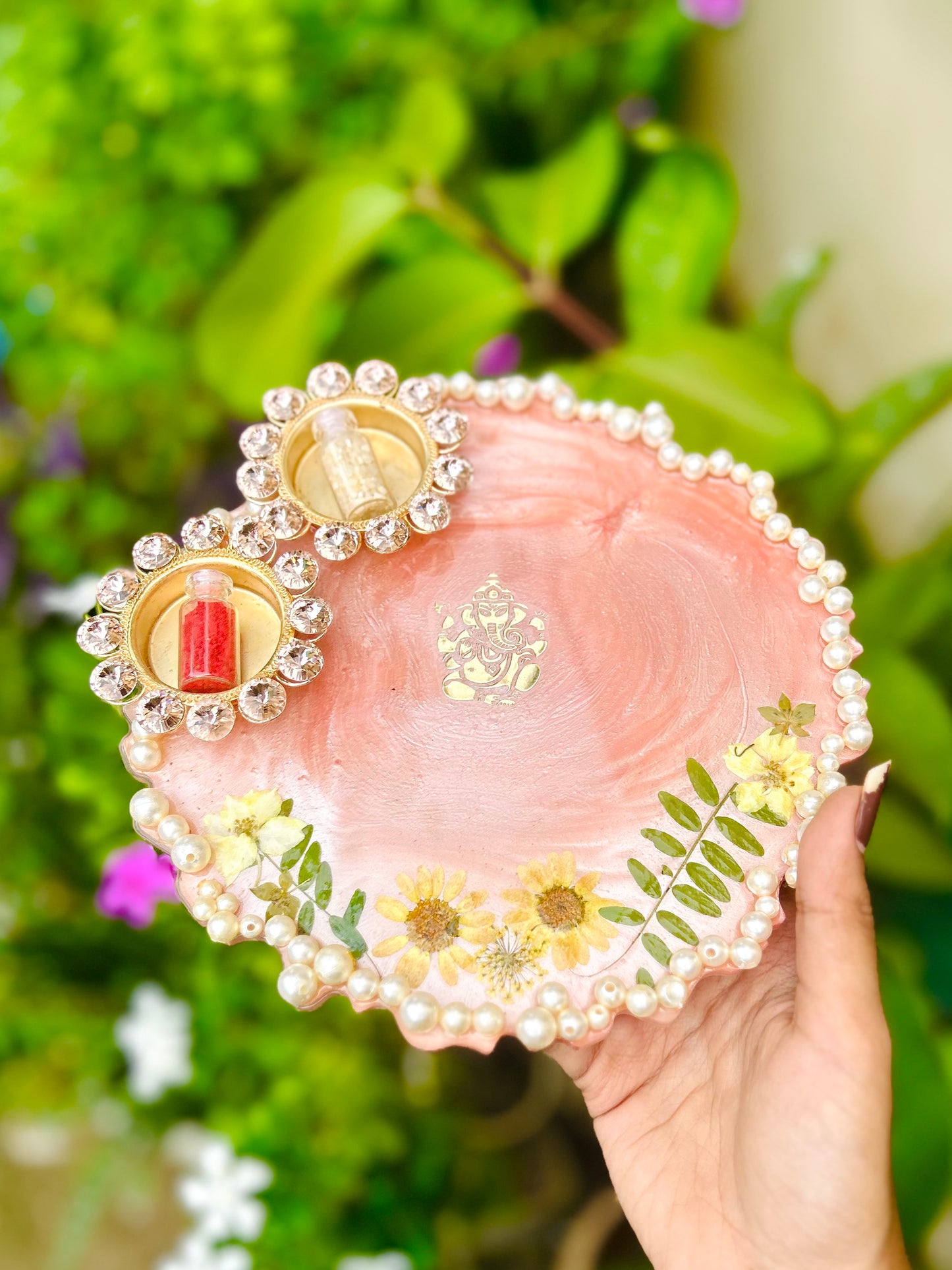 Pooja thali/ Tilak Platter💗