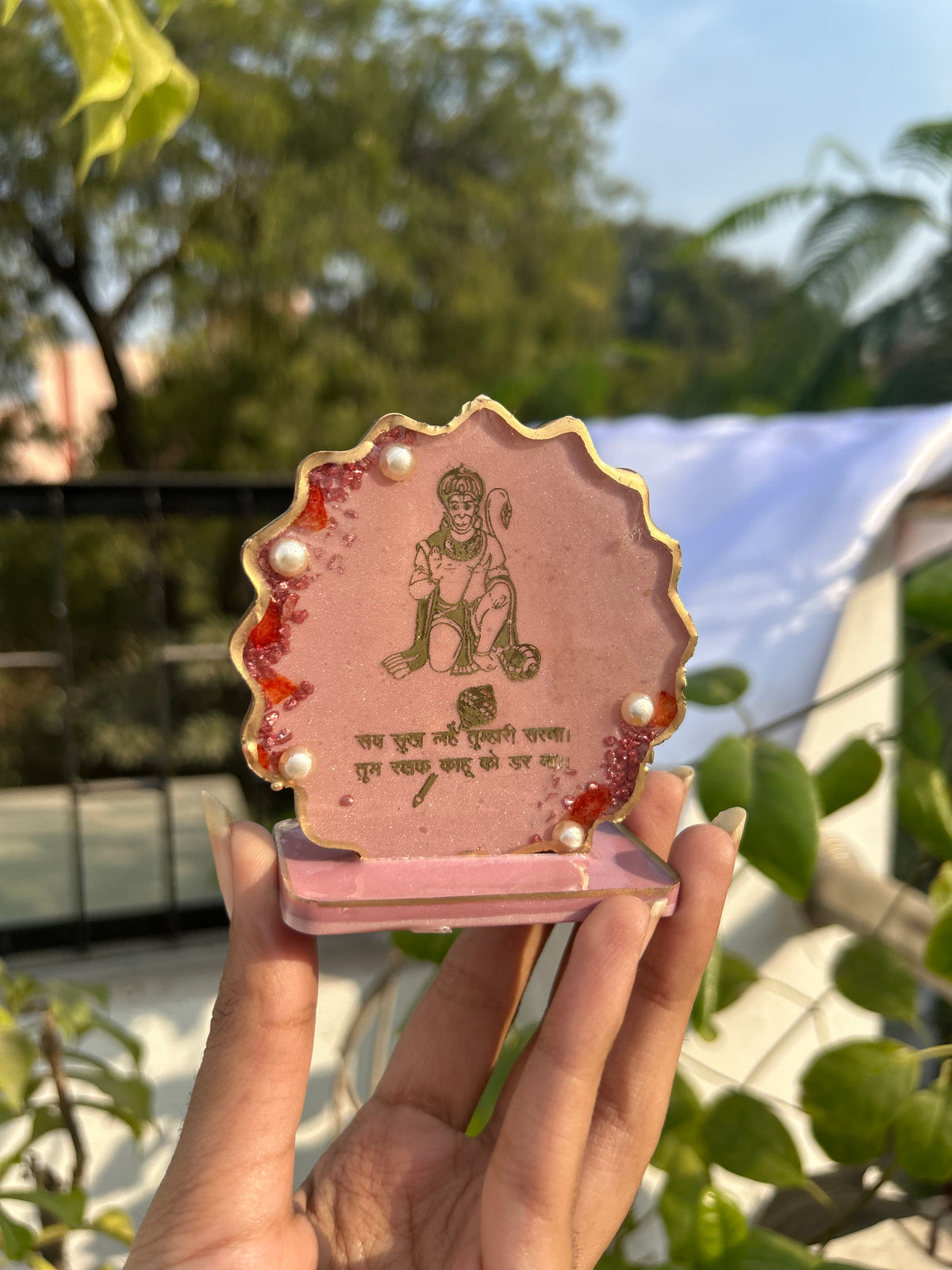 Hanuman ji🕉️- Car Dashboard Stand