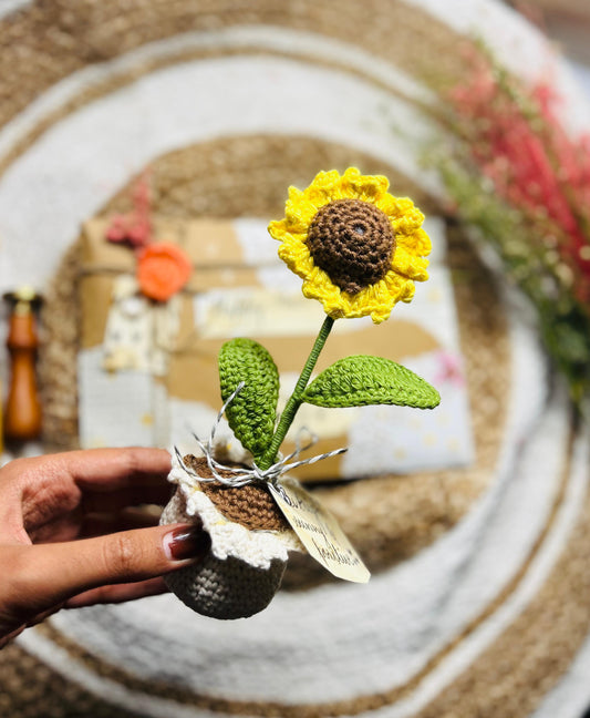 Sunflower Pot (Desk Buddy)